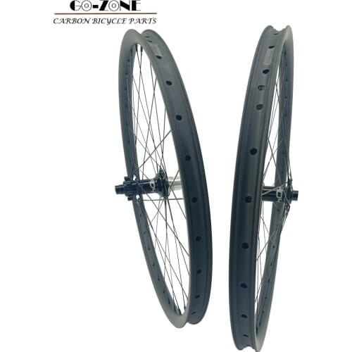 Mtb wheels carbon hope pro4 29er high quality mtb wheelset clincher tubeless 29" mtb wheels carbon TA/QR/BOOST mtb wheel 29
