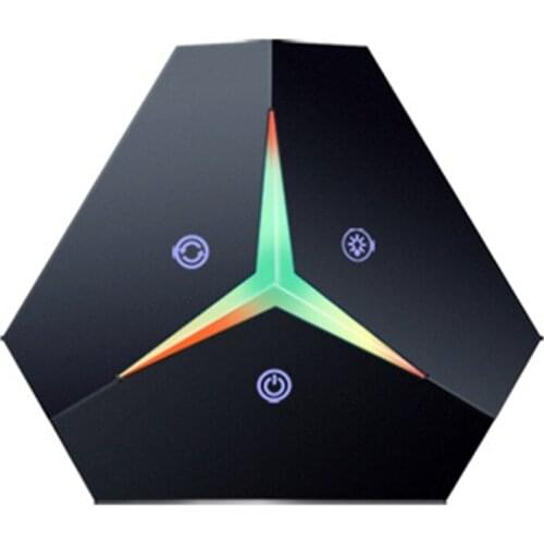 Computer Switch RGB Power Supply Button Power Button+Restart Button+Lighting Button Waterproof Switch for Desktop