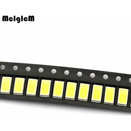 MCIGICM 200pcs 5730 0.5W-150Ma 50-55lm 3200K Warm White Light SMD 5730 5630 LED 5730 diodes (3.2~3.4V)