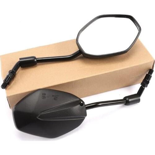 10mm Motorcycle Rearview Mirrors,For SUZUKI Haojue DK125R/E DK150R/E HJ150-30E-30F,Rear View Mirrors Back Side