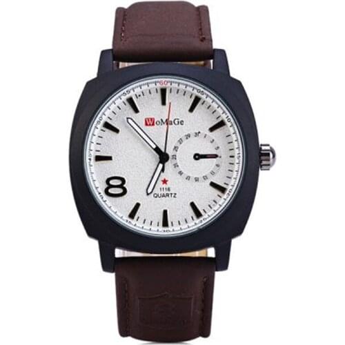 Watches For Men Military Watches Leather Sport Large Dial Mens Clock Analog Quartz Saats Hot Orologio Uomo