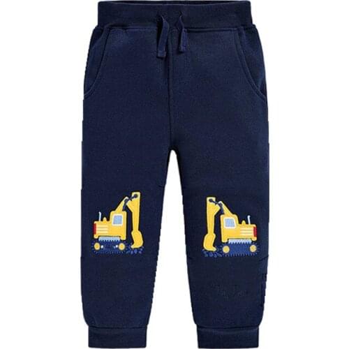 Funnygame New 2021 Cartoon Childrens Long Pants Cotton Cute Boys Girls Sweatpants for Autumn Spring Kids Trousers Pants