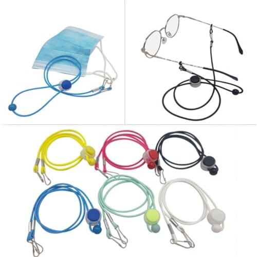 Wax Rope Mask Wind Rope Anti-lost Ear Lanyard Chain Anti-squeeze Ear Mask Fixed Non-slip Decompression Hanging Buckle