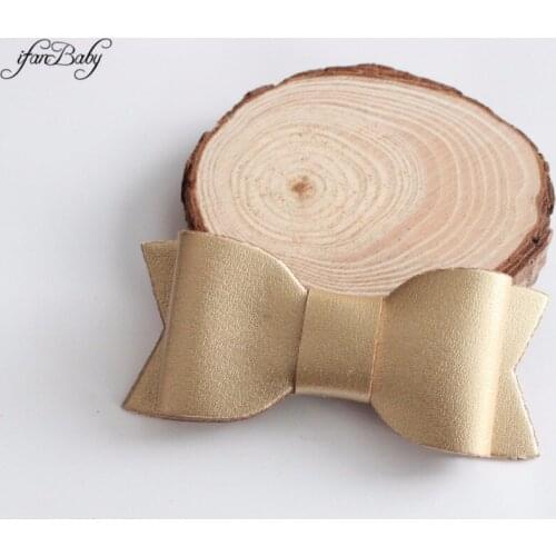 New fashion hair flowers for DIY craft hair accessories leather bows