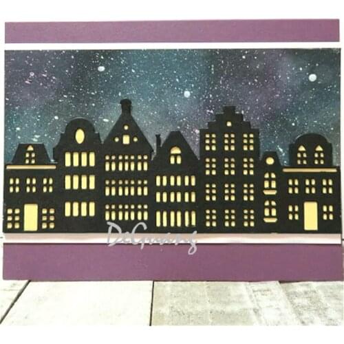 It is suitable for festival metal DIY cutting die and 3D scrapbook photo album greeting cards, many kinds of house 2021 NEW