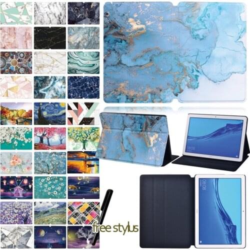 Holder Stand Tablet Case for Huawei MediaPad T3 8.0/T3 10 9.6 Inch/T5 10 10.1 Inch Drop Resistance Protective Shell