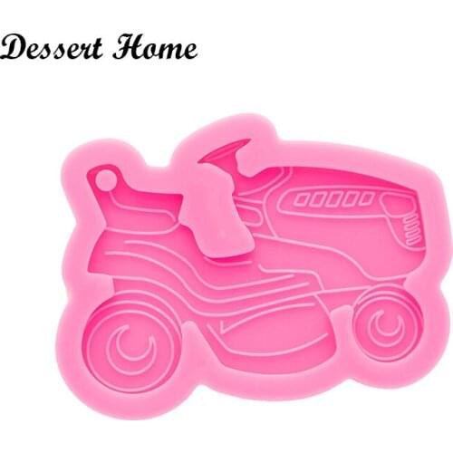 DY0880 Lawn Mower Silicone Mold for Resin , Epoxy Resin Mould Keychain, Supplies for Jewelry