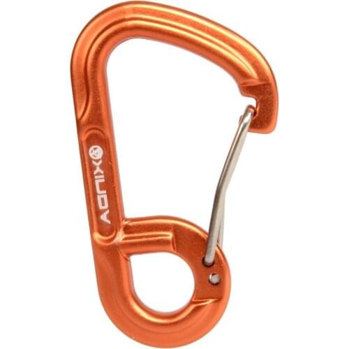 1Pcs Ultra-Light Climbing Carabiners Quickdraw Locking Extenders Locks Clamp Wire Spring Gates Lock Bottle Hook Backpack
