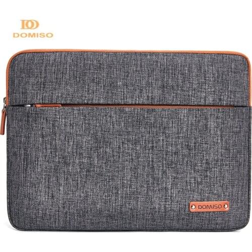 Domiso Spill-resistant Shockproof Fashion Grey Laptop Sleeve For 10.1" 12.5" 13" 14" 15.6" 17" Inch Notebook Computer Bag