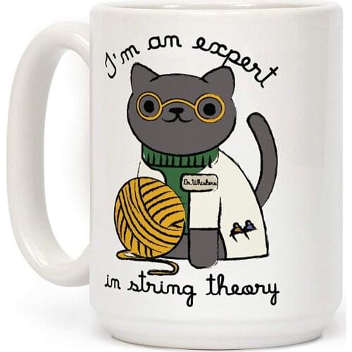 I'm An Expert In String Theory White 11 Ounce Ceramic Coffee Mug