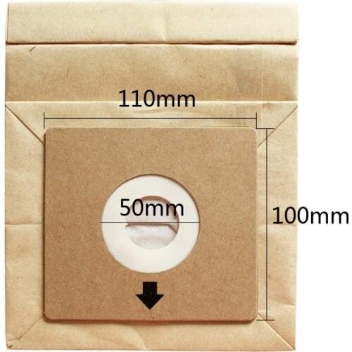 1PC Replacement Dust Cleaner Bag for 10 x 11cm Vacuum Cleaner Dust Collecting Paper Bags Vacuum Cleaner Spare Parts Accessories