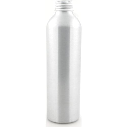 200ml Aluminum Bottles, Empty Round Sliver Metal Bottle With Lined Gold/Silver Aluminum Cap