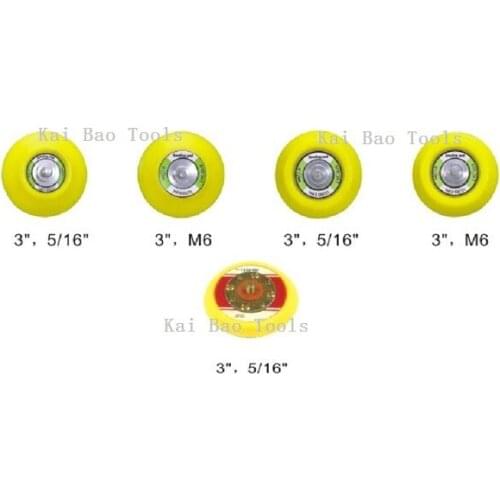 3inch Sanding Backing Disc Pad with HOOK&LOOP or VINYL 75mm Backup Pad For Pneumatic Air Sander Polisher