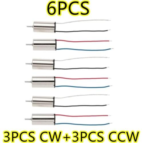 3 Pairs Original H20 RC Hexacopter CW Motor H20-08 and CCW Motor H20-09 for H20 RC Hexacopter Part