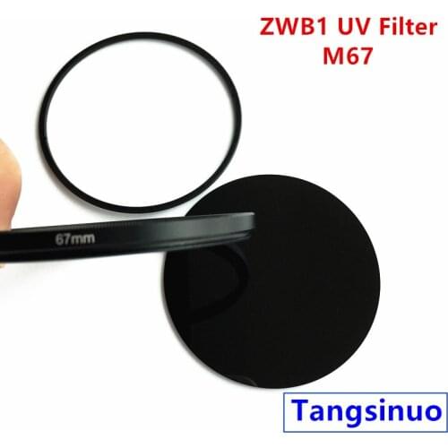 67MM UV Pass Camera Filter with Ring 312nm ZWB1 UG11 U-340 302nm Visible Light Absorbed Glass