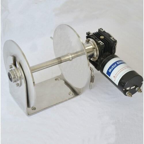 Marine Hardware Free Fall Winch Electric Power Winch 12 Volts 1400W For Small Tender Boat Yacht