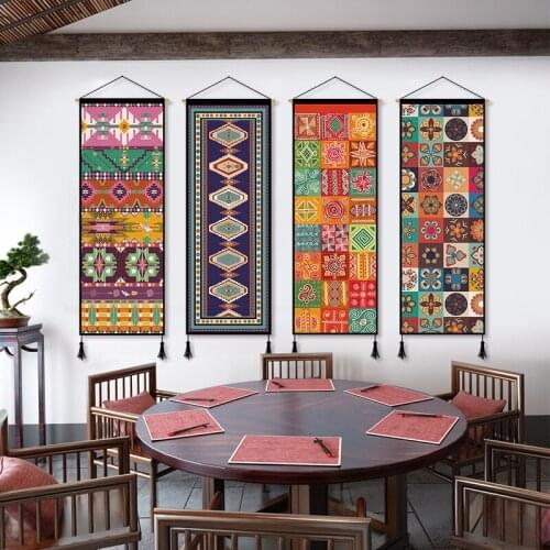 Hippie Tapestry Bedroom Bedside Boho Decor Cotton And Linen Background Mandala Wall Hanging Tapestry Home Decor Tapestries Best