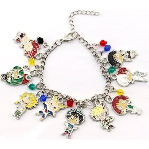 Fashion My Hero Academia charm bracelet Anime Bangle&Bracelet Women Girls Jewelry