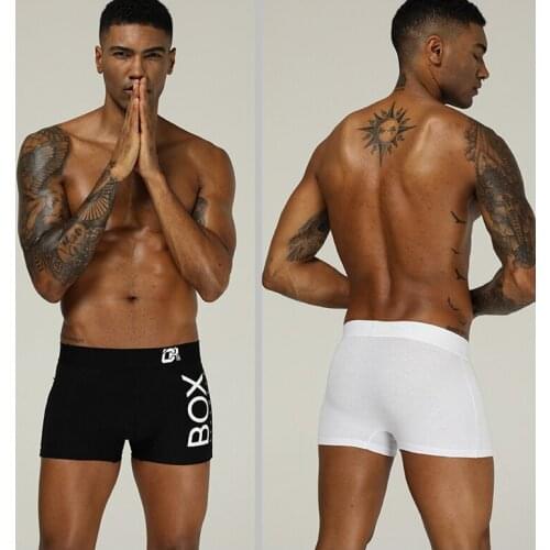 ORLVS Brand Men Underwear Boxer cotton mens underpants male panties shorts U convex pouch for gay breathable calzoncillo hombre