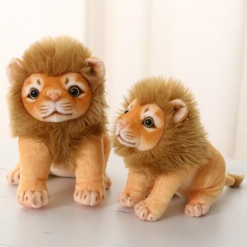 Soft Stuffed Animals Lion Plush Toys Pillow Animal New Lion King Peluche Kawaii Doll Cotton Girl Brinquedo Toys For Children