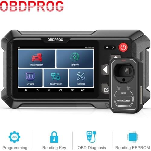 OBDPROG MT601 Key Programmer Odometer Tools OBD2 Code Reader Cluster Correction Tool EEPROM Pin Car Diagnostic Tool 4 in 1