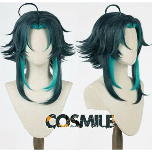 Styled Genshin Impact Yasha Yaksha Xiao Cosplay Hair Wig Gradient Sa MQ