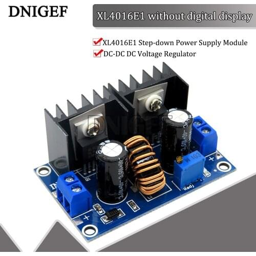 XL4016E1 Step-down Power Supply Module DC 4-40v to DC1.25-36v 8A 200w Adjustable XL4016E1 DC-DC DC Voltage Regulator