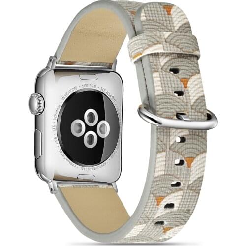 Factory Directly Water ripple pattern strap for Apple watch band 42mm 44mm iWatch 38mm 40mm Bracelet Series 6 5 4 3 2 1+Adapter