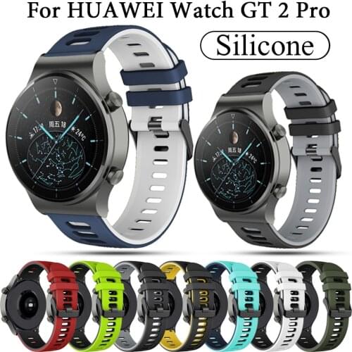 New 22mm sport Silicone Band For Huawei Watch Gt2 Pro Sport Original Watchband For Huawei Gt2 Pro Wristband Replacement Bracelet