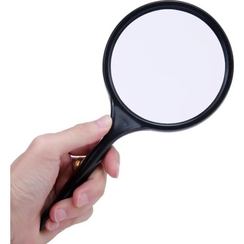 10X 100mm Hand Held Reading Magnifier Zoomer Magnifying Glass Lens
