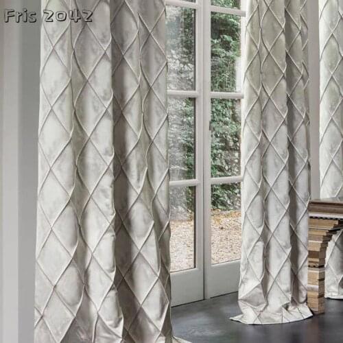 Nordic Simple Modern High Grade Light Luxury Wind Shading Curtains For Living Room Bedroom Luxury Decor Blackout Curtain