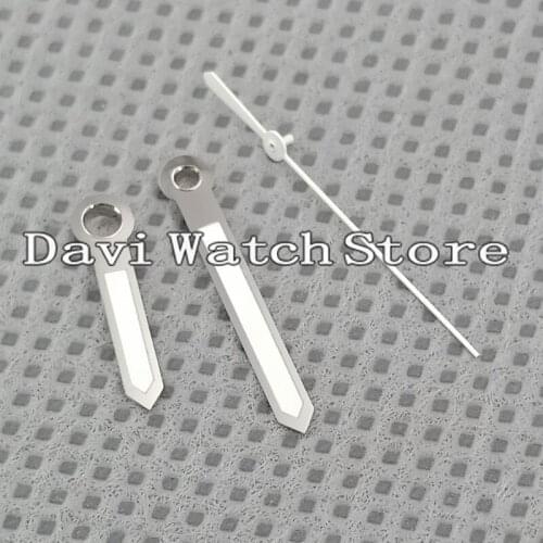 Watch Hands Needles With Silver Edge Fit MIYOTA 8215 821A 2813/3804 Movement P924