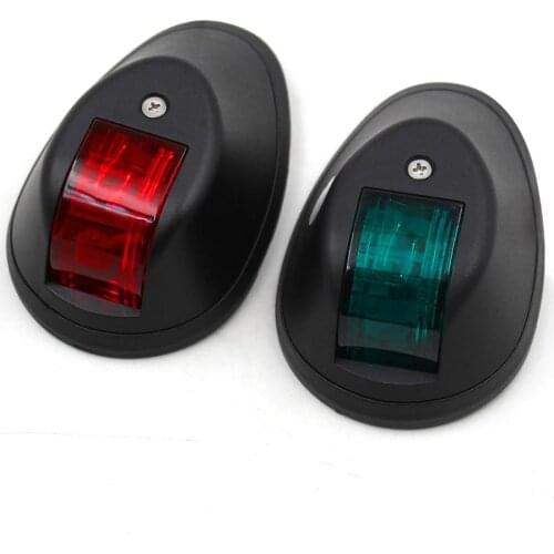 Red/Green LED Navigation Light Signal Lamp 12V24V currency Sidelight for Marine Boat Yacht Accessory Indicator light accessorie