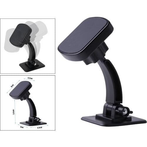 Universal Smartphone Magnets 360° Rotation Degree Magnetic Dash Car Mount Phone Tablets Holder Stand Stick-on
