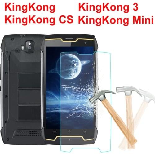 Tempered Glass for Cubot King Kong CS 3 Protective Glass 9H Quality Screen Protector Film Case for KingKong Mini CS Glass Film