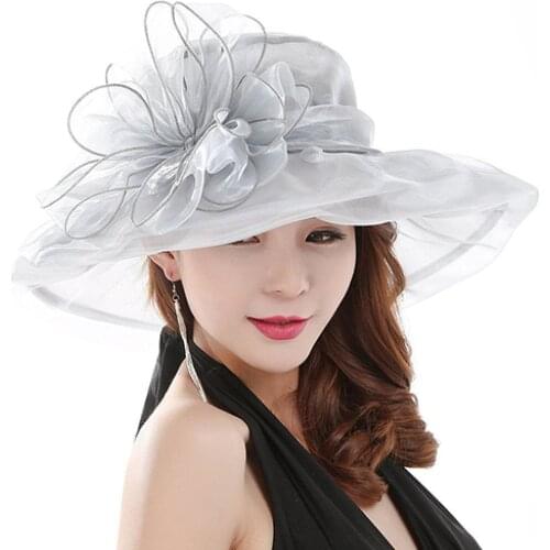 Womens Fashion Summer Hats Church Kentucky Derby Cap British Tea Party Wedding Hat fabulous hat панама мужская соломенная шляпа