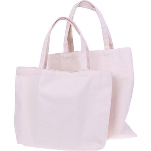 1pcs Reusable Shopping Bag Women Canvas Tote Bags Canvas Shopping Bag