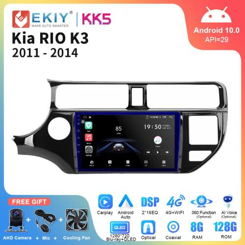 EKIY Car Multimedia Player For Kia RIO K3 2011 2012 2013 2014 All-in-One Android Receiver Navigation GPS Radio Stereo Head Unit