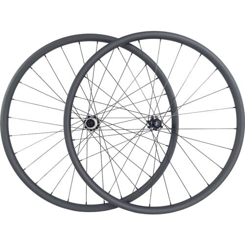 1300g 29er MTB XC race marathon tubeless carbon wheels 28mm hookless 22mm deep UD 3K 12K matte glossy 29" straight pull wheelset