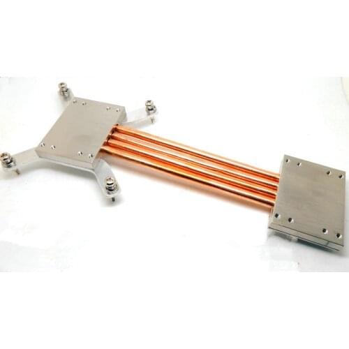 Free Ship 1155 1150 250mm Heat Pipe Radiator DIY kits Coordinate With all aluminum Chassis Build Mute Computer CPU radiator Fin