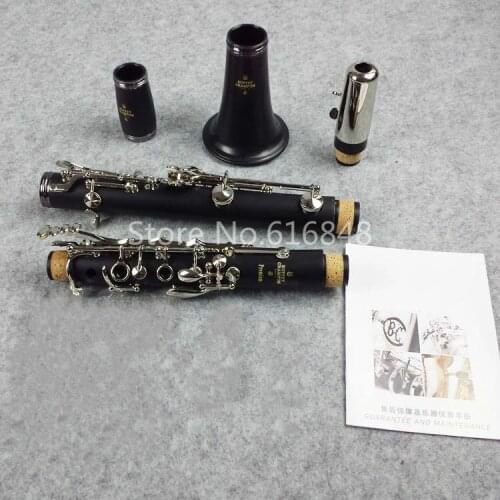 BUFFET Premium Brand 17 Keys Bb Clarinet High Quality Musical Instruments Black Tube Clarinet With Case Mouthpiece Free Shipping
