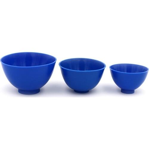 3pcs/set Dental Medical Mixing Bowl Flexible Rubber Bowls S/M/L Oral Hygiene Teeth Whitening Tools Dentistry Instrument