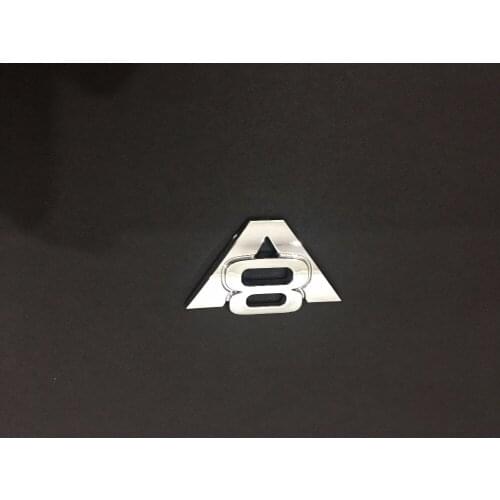 Chorme "V8" Sticker 3D Logo Brand Universal Auto New Car ABS Emblem Badge Decal