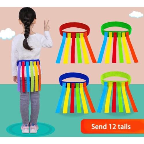 Kids toys kids fun outdoor games catching tail training equipment adult kindergarten boys and girls teamwork sports games toys