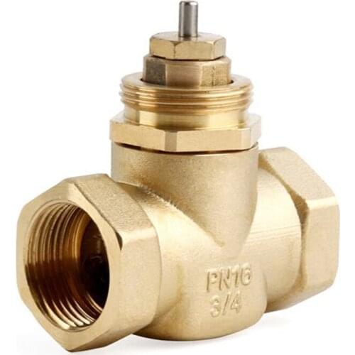 Electric two-way valve solenoid valve 6 points (valve body) Blue central air conditioning fan coil electric valve PN16 2WAYS