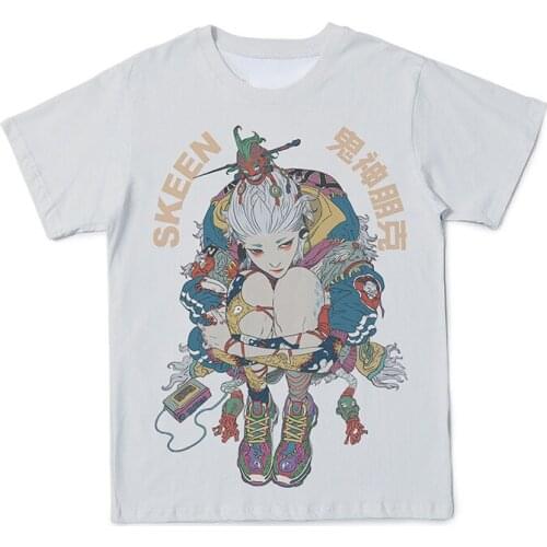 New Summer Men/Women/Children 3DT-Shirt Ghosts And Gods Illustration Art Elements Casual Wild Punk Style Large Size 110-6XL