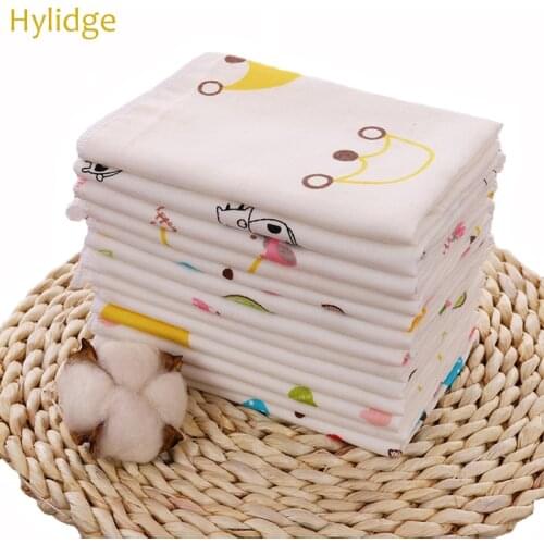 Hylidge 30*30CM Soft Baby Towel for Newborn Face Hand Cleaning Four-layer Gauze Cotton Square Towel Baby Towels And Wash Cloths