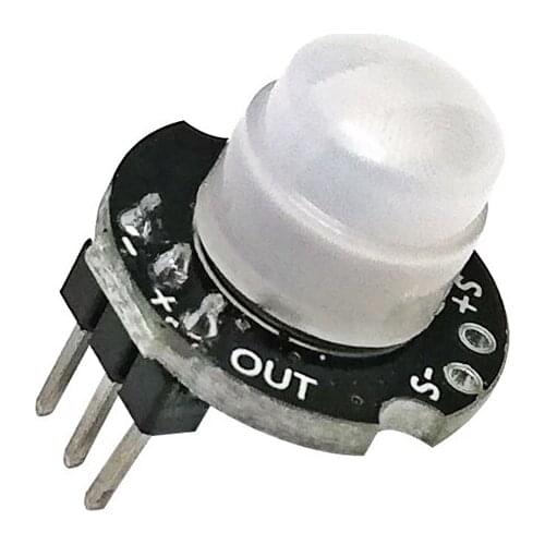 MINI Motion Sensor Detector Module SR602 Pyroelectric Infrared PIR kit sensory switch Bracket for arduino Diy With lens