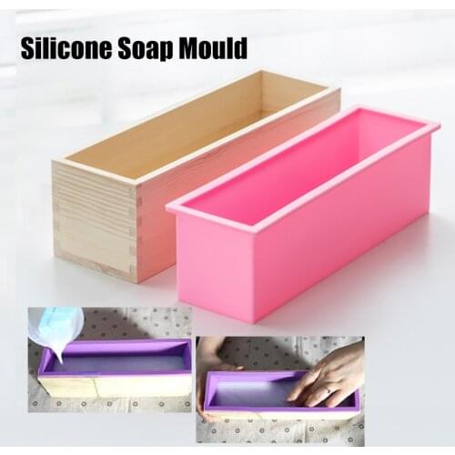 Rectangular with Cover Soap Wooden Mould Soap cutter Soap Wooden Box Handmade Soap Tool Silicone Soap Mould