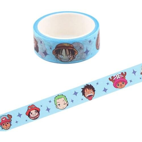 Ransitute R1096 Pirate Boy Animation style Washi Tapes DIY Painting paper Tape Decorative Adhesive Tapes Scrapbooking Stickers